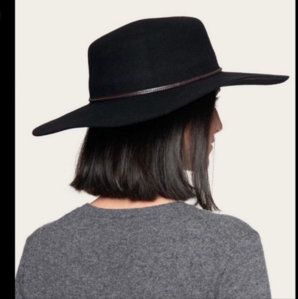 **UpDated Photos!**FRYE Wide Brim Wool Boater